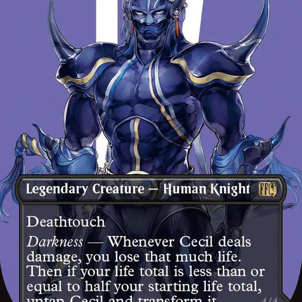 Cecil, Dark Knight // Cecil, Redeemed Paladin (Borderless) (Surge Foil) [FINAL FANTASY]