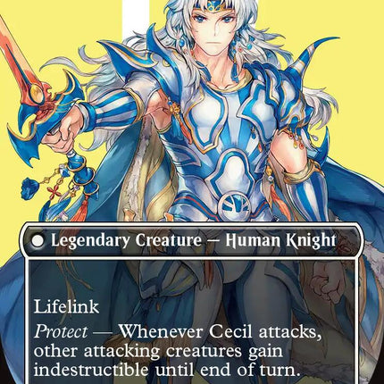 Cecil, Dark Knight // Cecil, Redeemed Paladin (Borderless) (Surge Foil) [FINAL FANTASY]
