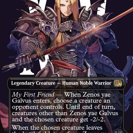 Zenos yae Galvus // Shinryu, Transcendent Rival (Borderless) (Surge Foil) [FINAL FANTASY]
