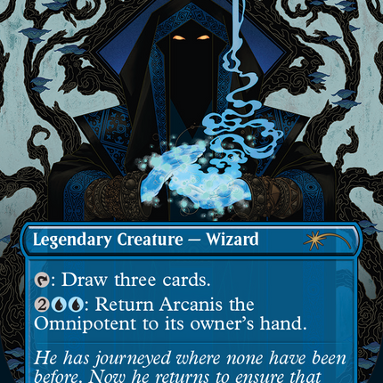Arcanis the Omnipotent (Borderless) [Secret Lair Drop Series]