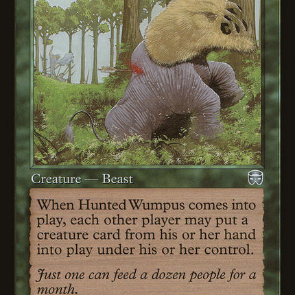 Hunted Wumpus [Mercadian Masques]