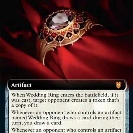 Wedding Ring (Extended Art) [Innistrad: Crimson Vow Commander]