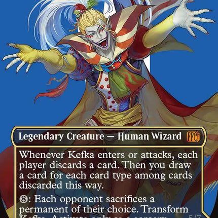 Kefka, Court Mage // Kefka, Ruler of Ruin (Borderless) (0398) [FINAL FANTASY]