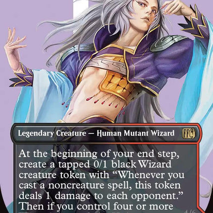 Kuja, Genome Sorcerer // Trance Kuja, Fate Defied (Borderless) (Surge Foil) [FINAL FANTASY]
