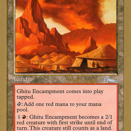 Ghitu Encampment (Mark Le Pine) [World Championship Decks 1999]
