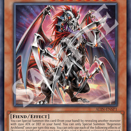 Regenesis Archfiend [ALIN-ENSP1] Ultra Rare
