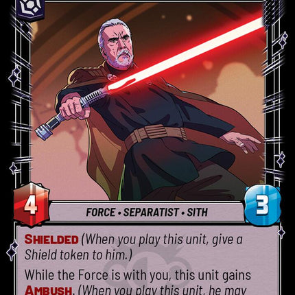 Darth Tyranus - Servant of Sidious (231/264) (231/264) [Legends of the Force]