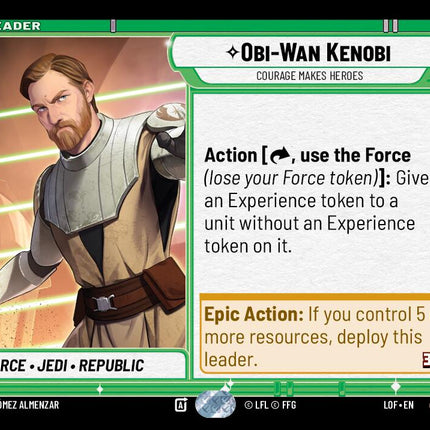Obi-Wan Kenobi - Courage Makes Heroes (008/264) (008/264) [Legends of the Force]