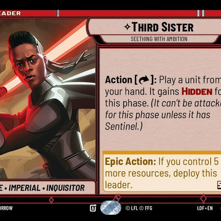 Third Sister - Seething With Ambition (010/264) (010/264) [Legends of the Force]