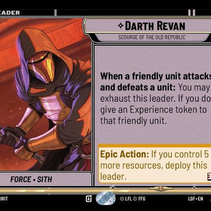 Darth Revan - Scourge of the Old Republic (017/264) (017/264) [Legends of the Force]