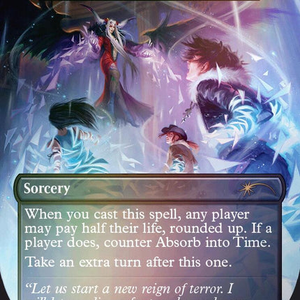 Absorb into Time - Temporal Extortion (Rainbow Foil) [Secret Lair Drop Series]