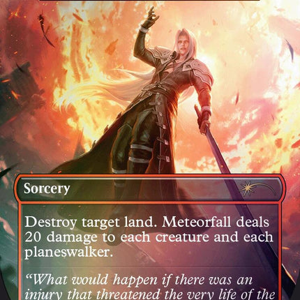 Meteorfall - Star of Extinction (Rainbow Foil) [Secret Lair Drop Series]