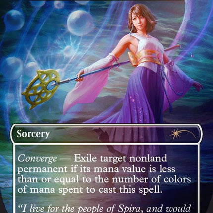 Yuna's Holy Magic - Prismatic Ending (Rainbow Foil) [Secret Lair Drop Series]