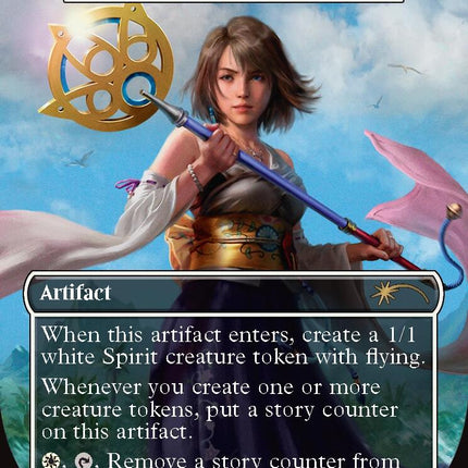 Yuna's Sending Staff - Staff of the Storyteller [Secret Lair Drop Series]