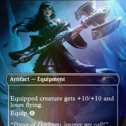 Gaia's Dark Hammer - Colossus Hammer (Rainbow Foil) [Secret Lair Drop Series]