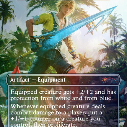 Tidus's Brotherhood Sword - Sword of Truth and Justice (Rainbow Foil) [Secret Lair Drop Series]