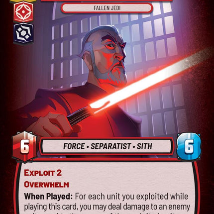 Count Dooku (53) - Fallen Jedi (53) [Store Showdown Promos]