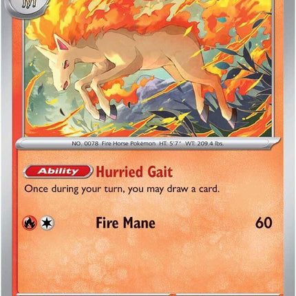 Rapidash (030/182) [Scarlet & Violet: Destined Rivals]