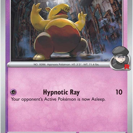 Team Rocket's Drowzee (079/182) [Scarlet & Violet: Destined Rivals]