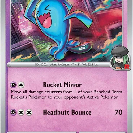 Team Rocket's Wobbuffet (082/182) [Scarlet & Violet: Destined Rivals]