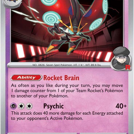 Team Rocket's Orbeetle (089/182) [Scarlet & Violet: Destined Rivals]