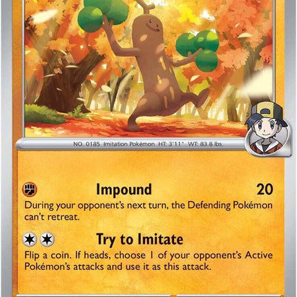 Ethan's Sudowoodo (093/182) [Scarlet & Violet: Destined Rivals]