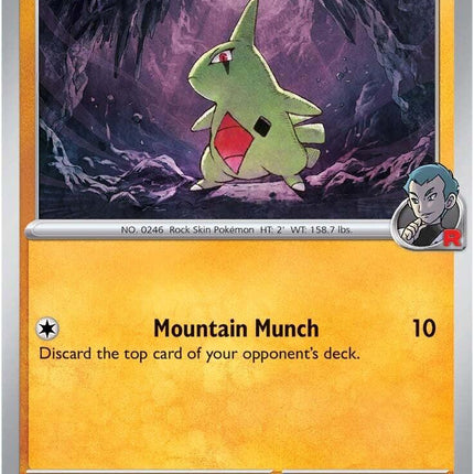 Team Rocket's Larvitar (094/182) [Scarlet & Violet: Destined Rivals]