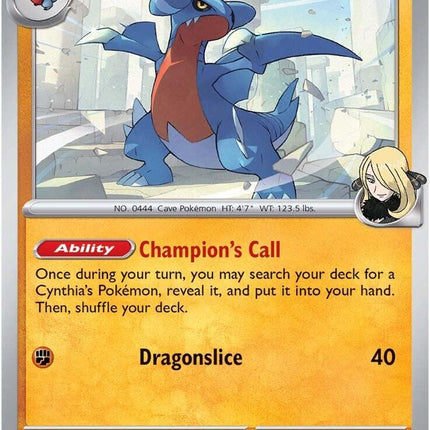 Cynthia's Gabite (103/182) [Scarlet & Violet: Destined Rivals]