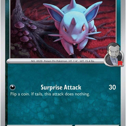 Team Rocket's Nidoran (114/182) [Scarlet & Violet: Destined Rivals]