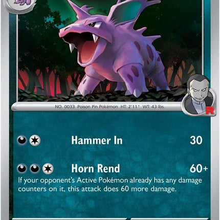 Team Rocket's Nidorino (118/182) [Scarlet & Violet: Destined Rivals]