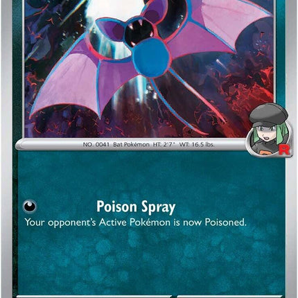 Team Rocket's Zubat (120/182) [Scarlet & Violet: Destined Rivals]