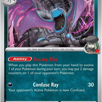 Team Rocket's Golbat (121/182) [Scarlet & Violet: Destined Rivals]