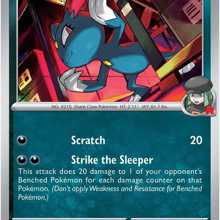 Team Rocket's Sneasel (128/182) [Scarlet & Violet: Destined Rivals]