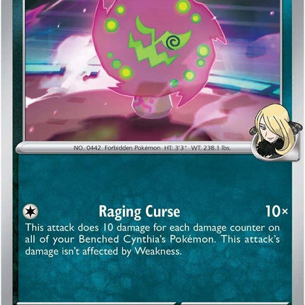 Cynthia's Spiritomb (129/182) [Scarlet & Violet: Destined Rivals]
