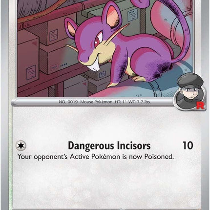 Team Rocket's Rattata (147/182) [Scarlet & Violet: Destined Rivals]