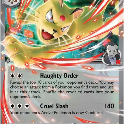 Team Rocket's Persian ex (150/182) [Scarlet & Violet: Destined Rivals]