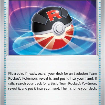 Team Rocket's Great Ball (175/182) [Scarlet & Violet: Destined Rivals]
