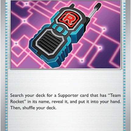 Team Rocket's Transceiver (178/182) [Scarlet & Violet: Destined Rivals]