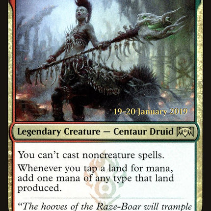 Nikya of the Old Ways [Ravnica Allegiance Prerelease Promos]