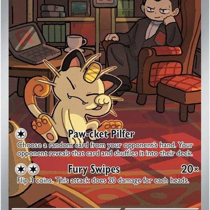 Team Rocket's Meowth (203/182) [Scarlet & Violet: Destined Rivals]