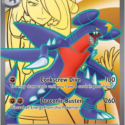Cynthia's Garchomp ex (215/182) [Scarlet & Violet: Destined Rivals]