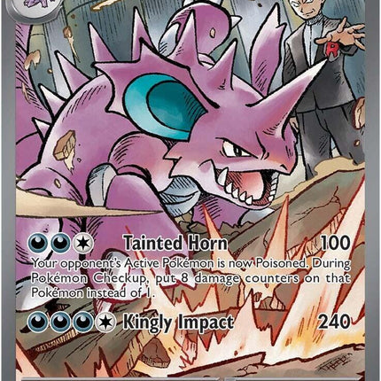 Team Rocket's Nidoking ex (233/182) [Scarlet & Violet: Destined Rivals]