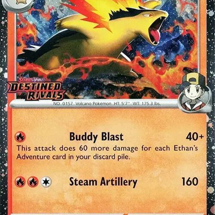 Ethan's Typhlosion (034/182) (Destined Rivals Stamp) [Scarlet & Violet: Destined Rivals]