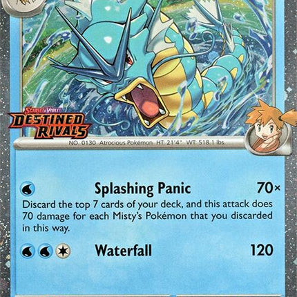 Misty's Gyarados (049/182) (Destined Rivals Stamp) [Scarlet & Violet: Destined Rivals]