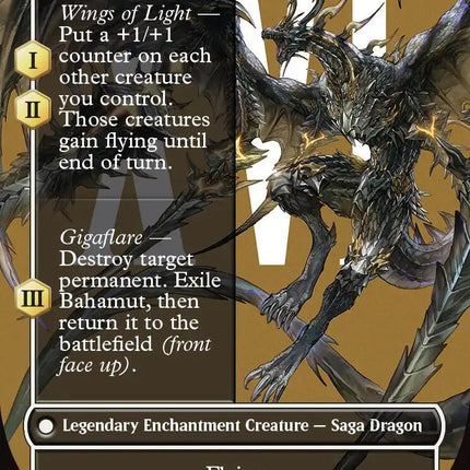 Dion, Bahamut's Dominant // Bahamut, Warden of Light (Borderless) [FINAL FANTASY]