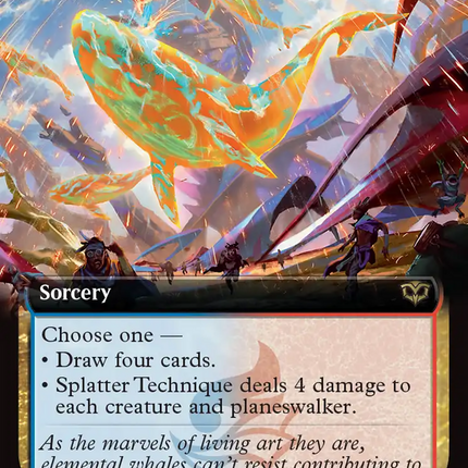 Splatter Technique (Extended Art) [Secrets of Strixhaven]