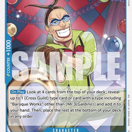 Mr.3(Galdino) (Reprint) [Starter Deck: Blue Buggy]