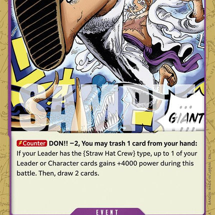 Gum-Gum Giant (Reprint) [Starter Deck: Purple/Black Monkey.D.Luffy]