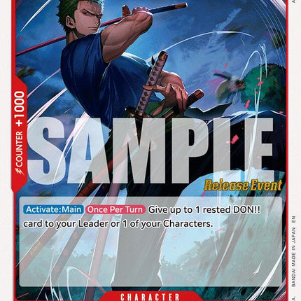 Roronoa Zoro [A Fist of Divine Speed Release Event Cards]