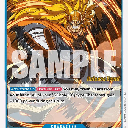 Vinsmoke Judge [A Fist of Divine Speed Release Event Cards]